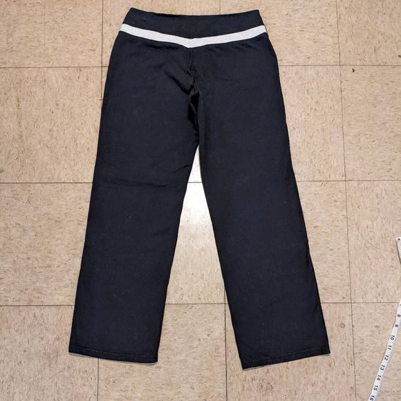 Black Nike Dri-Fit Sweatpants; Size L; Short to Mid-Rise; straight leg - Picture 2 of 8